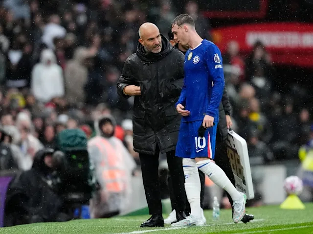 Palmer sidelined for three weeks as Chelsea manage groin injury